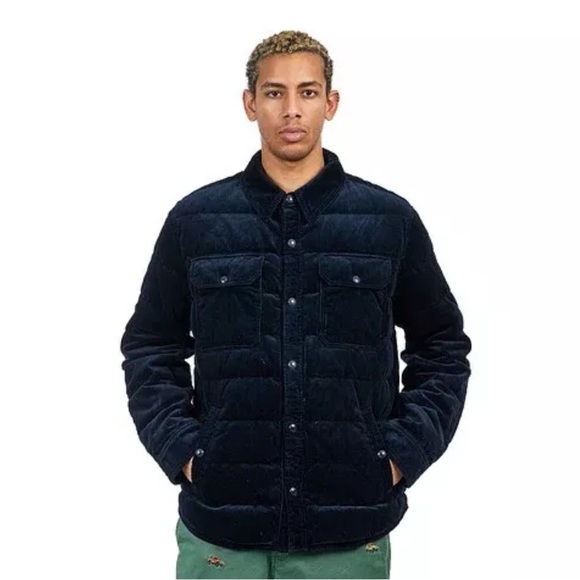 💥SOLD💥  515$ POLO Ralph Lauren COLDEN CORDUROY DOWN navy jacket 🍂 XL - Picture 3 of 9